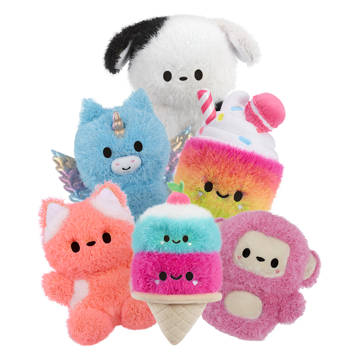 Игрушка-антистресс Fluffie Stuffiez Small Plush Обезьянка мягкая (511670) - фото 8