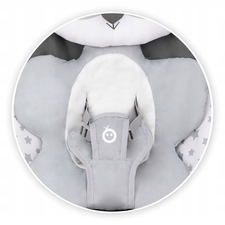 Дитячий шезлонг-гойдалка MoMi Luis, сірий (grey) (BULE00018) - фото 7