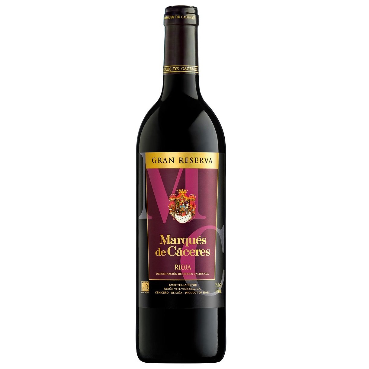 Вино Marques De Caceres Rioja Reserva, червоне, сухе, 14%, 0,75 л (8000016506135) - фото 1