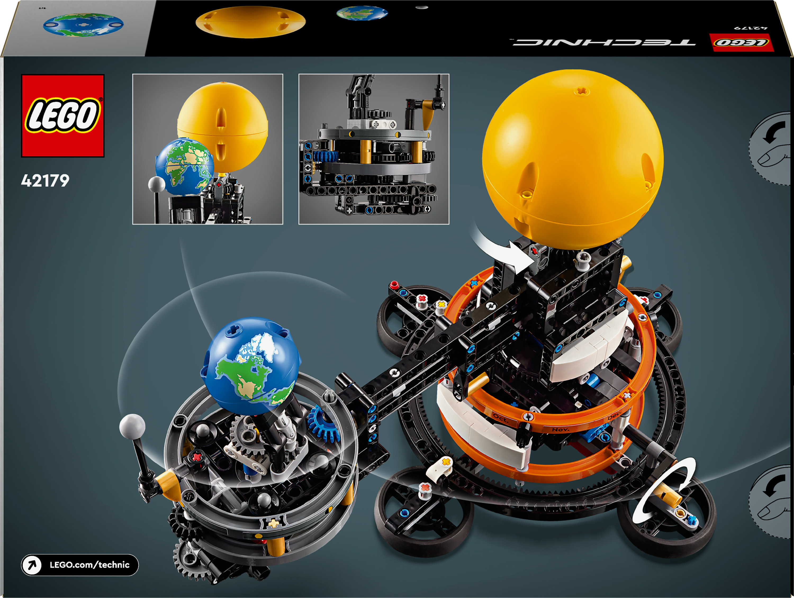 Конструктор LEGO Technic Земля и Луна на орбите 526 деталей (42179) - фото 9