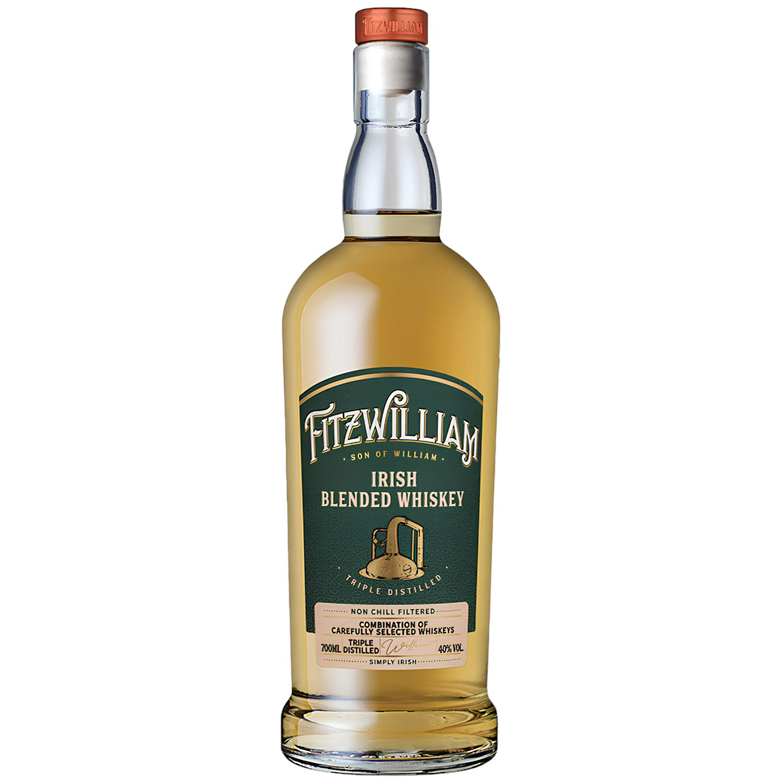 Виски Fitzwilliam Irish Blended Whiskey 40% 0.7 л - фото 1