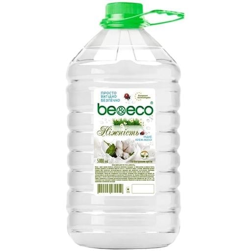 Жидкое крем-мыло Be&Eco Нежность, с антибактериальным эффектом, 5 л - фото 1