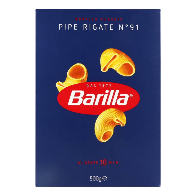 Макаронные изделия Barilla Pipe Rigate №91 500 г - фото 3