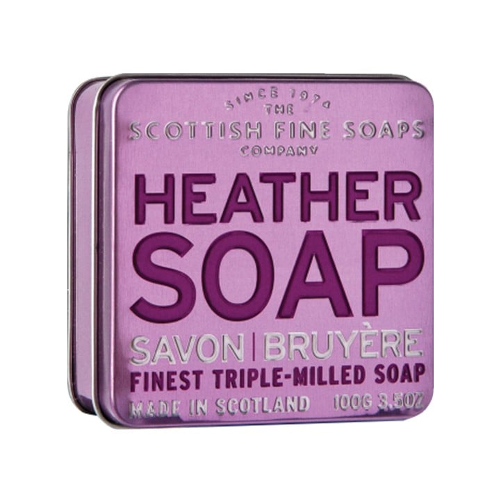 Твердое мыло для рук Scottish Fine Soaps Heather Soap In A Tin Вереск, 100 г (33710) - фото 1