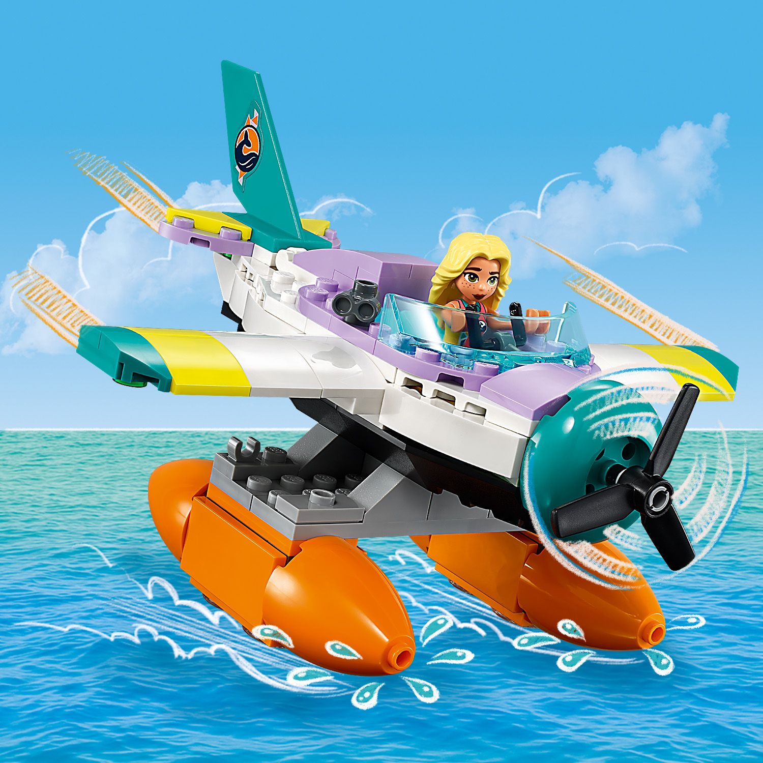 Конструктор LEGO Friends Спасательный гидроплан, 203 детали (41752) - фото 6