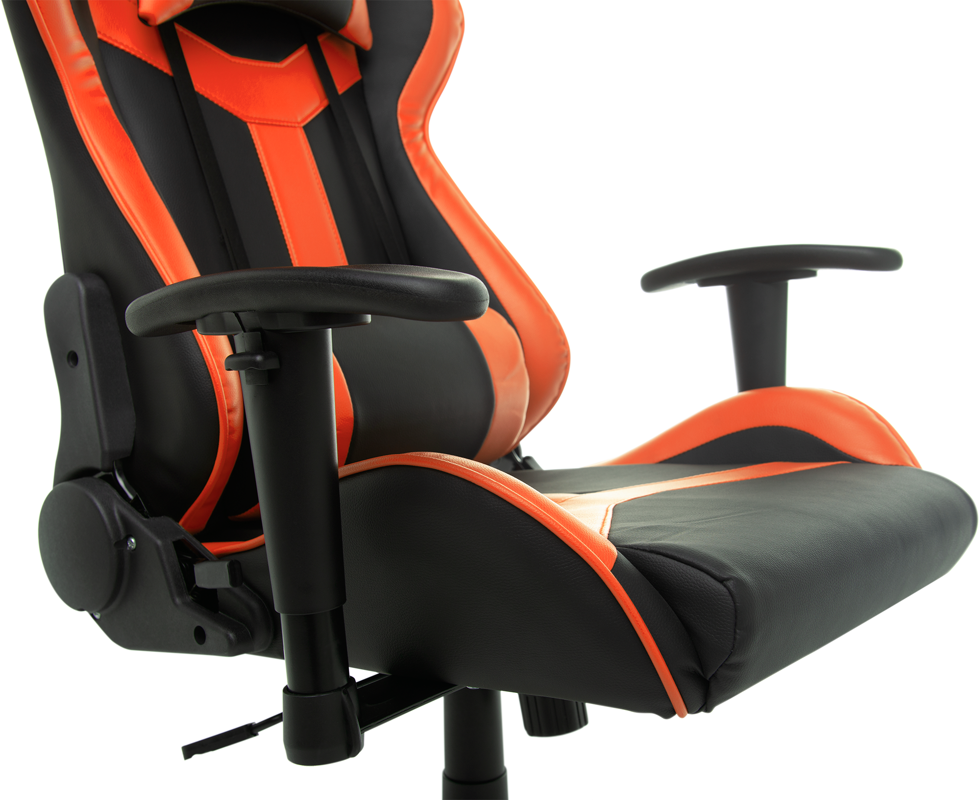 Геймерське крісло GT Racer чорне з помаранчевим (X-2527 Black/Orange) - фото 8
