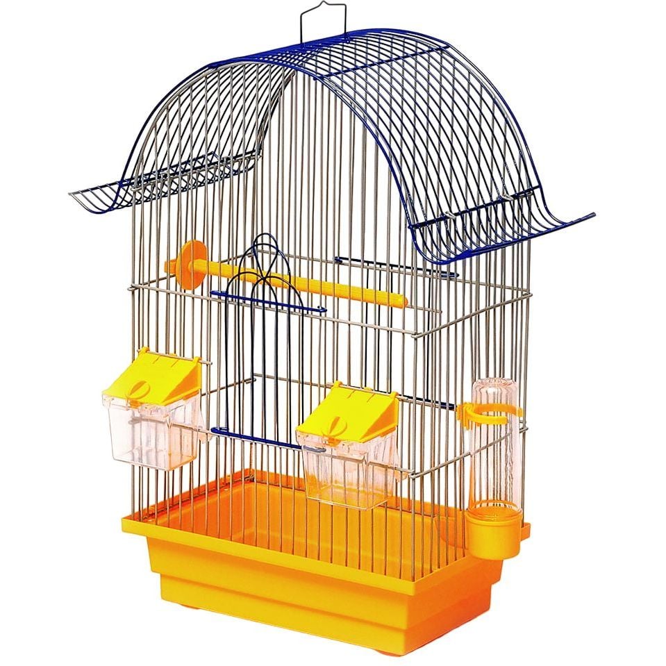 Клітка для птахів Лорі Ретро, цинк, 28х18х45 см, в ассортименті - фото 1