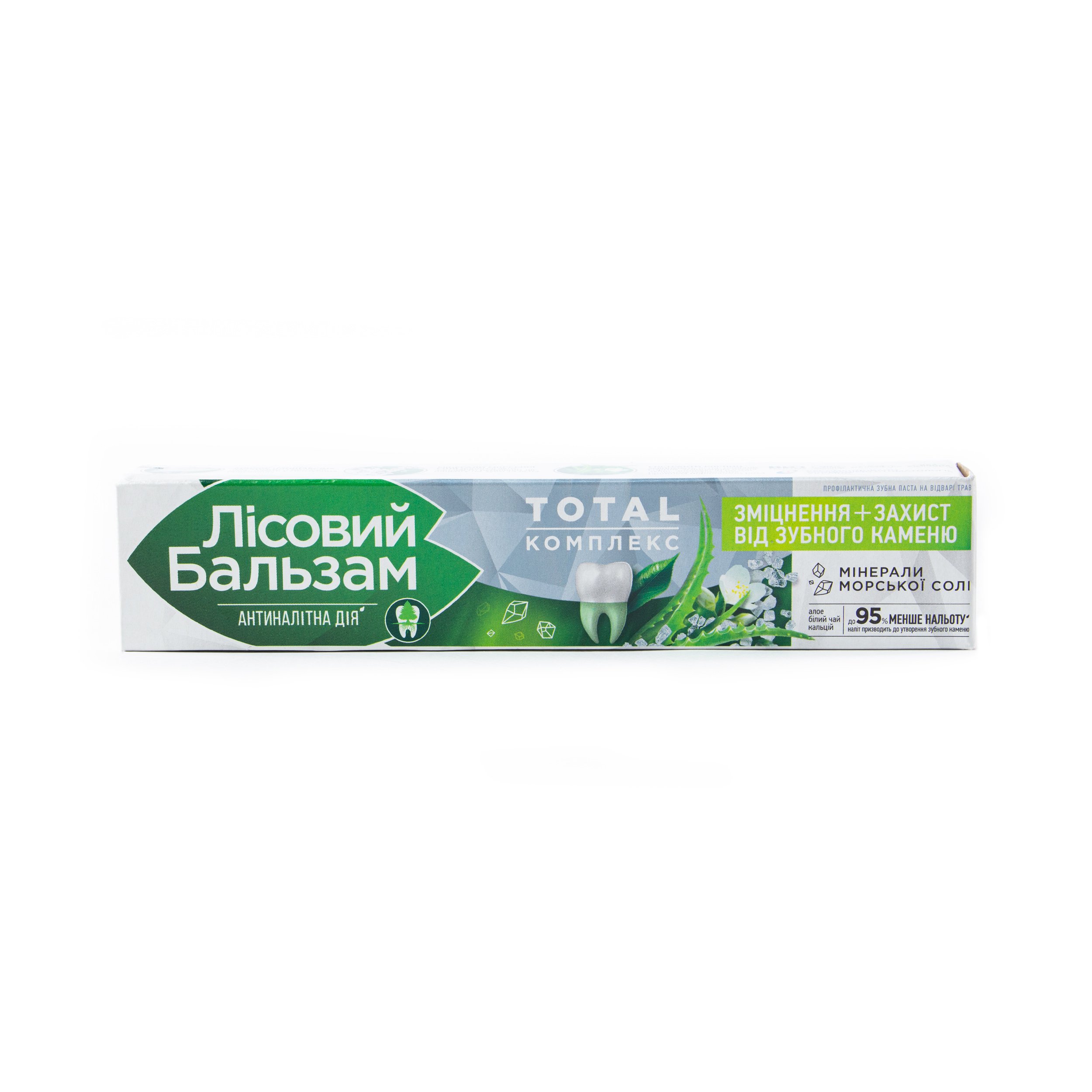 Профилактическая зубная паста Лесной бальзам с экстрактами алоэ вера и белого чая на отваре трав, 75 мл - фото 2