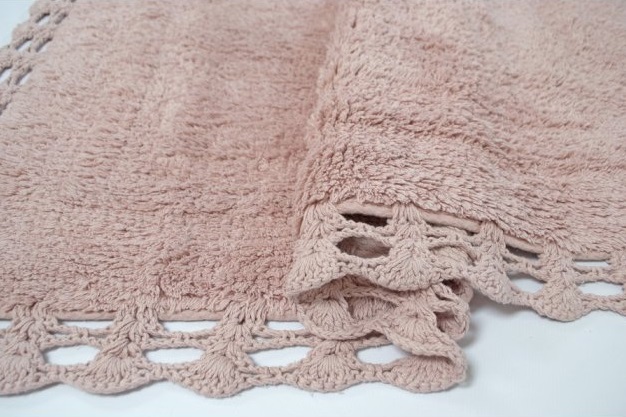Набір килимків Irya Debra g.kurusu, 90х60 см і 60х40 см, світло-рожевий (svt-2000022214018) - фото 2