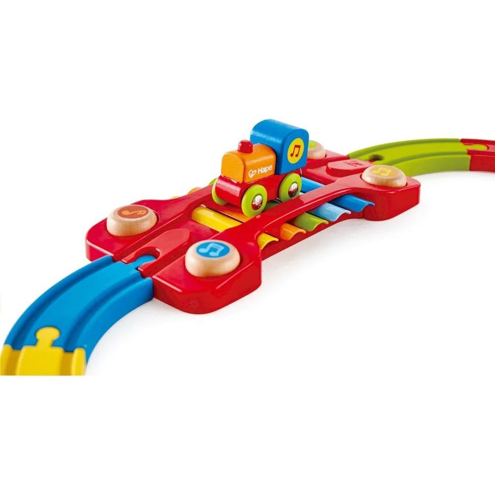 Іграшкова залізниця Hape із ксилофоном 14 елементів (E3822) - фото 2