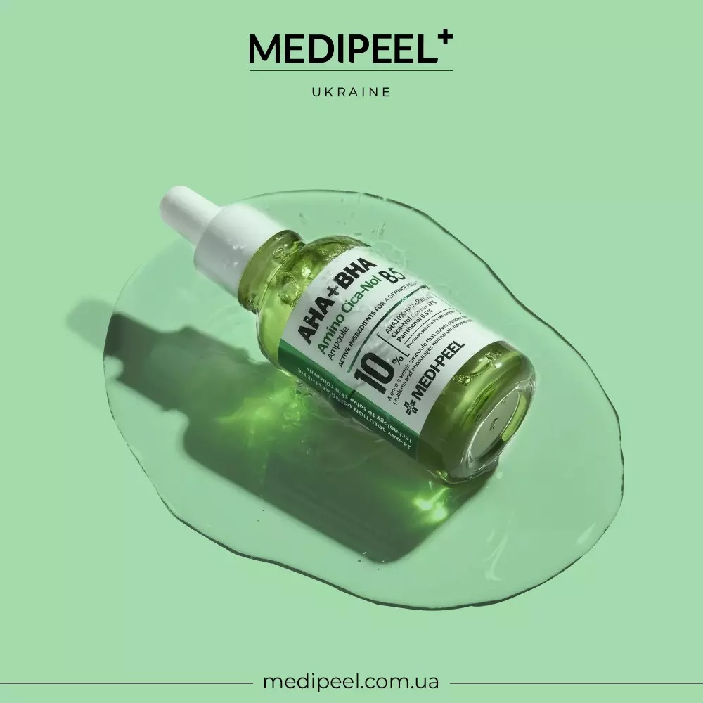 Сыворотка для лица Medi-Peel AHA BHA Amino Cica-Nol B5 Ampoule отшелушивающая 30 мл - фото 3