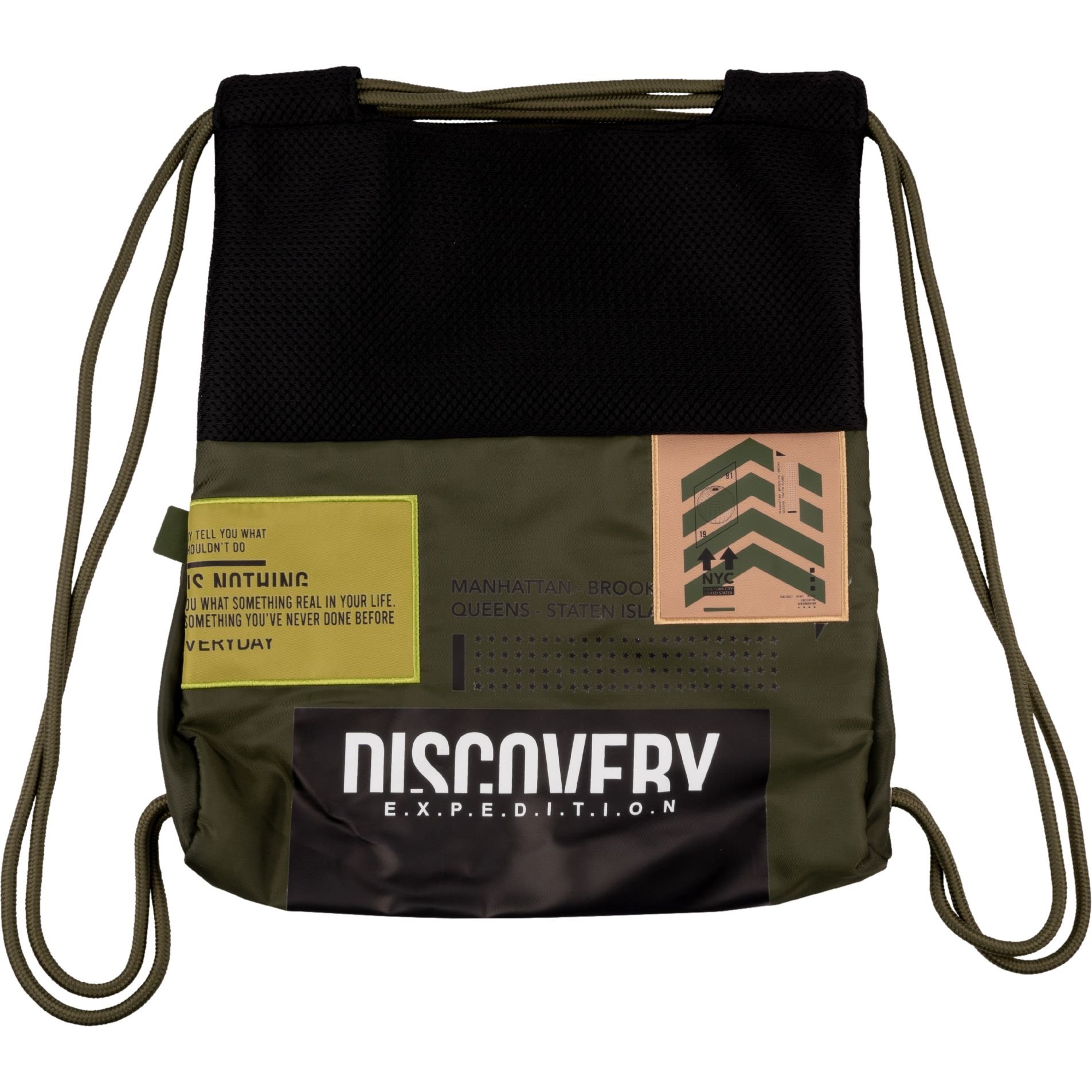 Сумка-рюкзак для взуття Yes SB-12 Discovery Expedition, чорна (533523) - фото 2