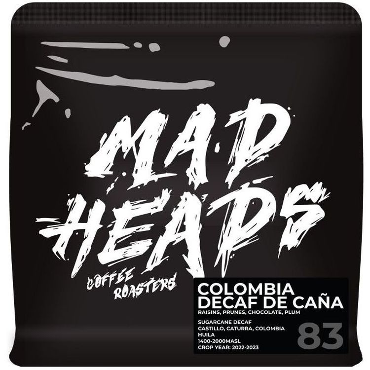 Кава у зернах Madheads Coffee Roasters Decaf De Cana Colombia Filter 250 г - фото 1