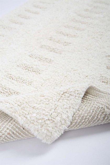 Набір килимків Irya Togo ekru, 90х60 см та 60х40 см, молочний (svt-2000022296625) - фото 2