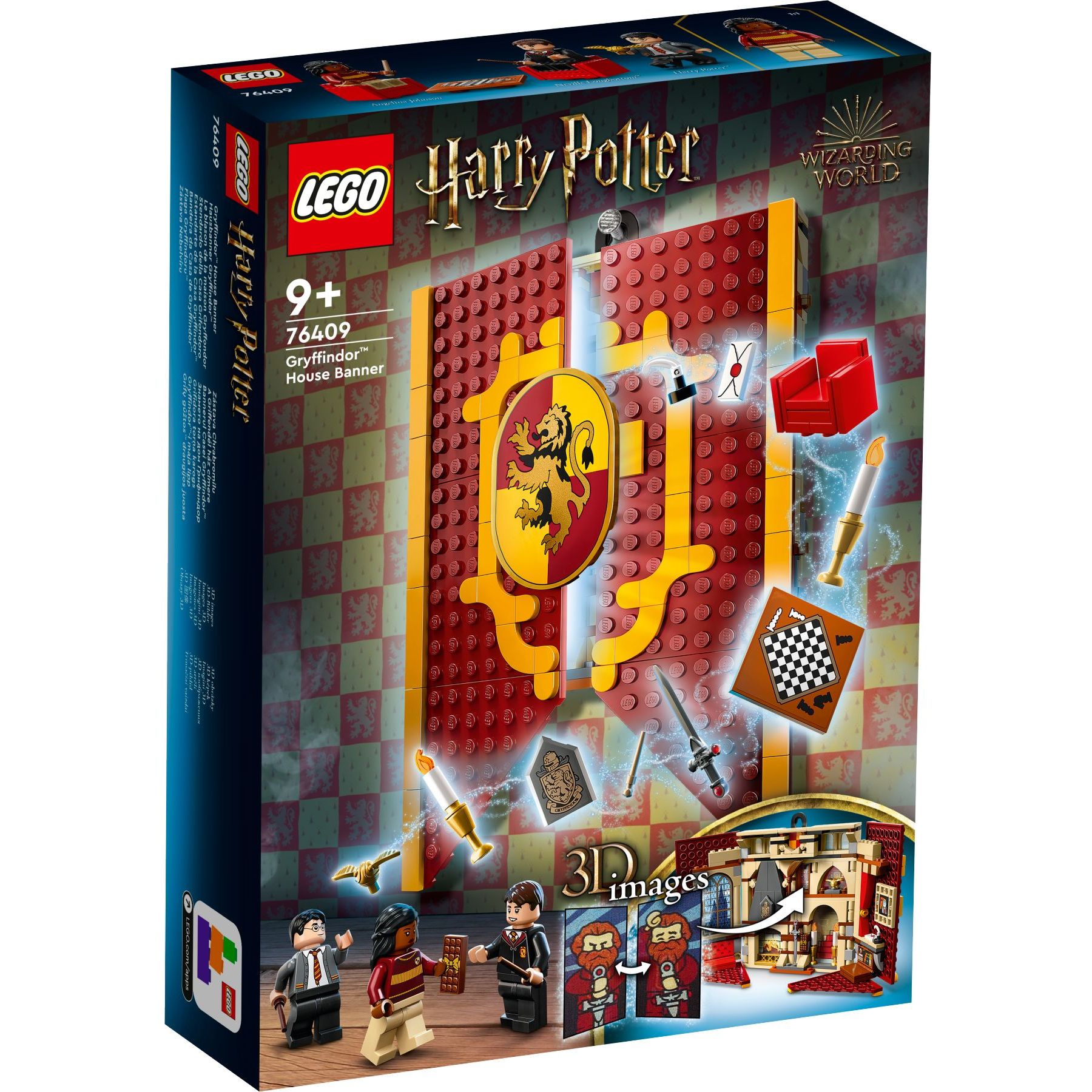 Конструктор LEGO Harry Potter Флаг общежития Гриффиндор, 285 деталей (76409) - фото 1