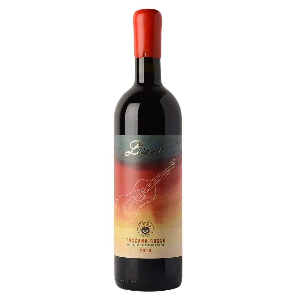 Вино Tenuta il Palagio Dieci 2016, червоне, сухе, 14%, 0,75 л (35679) - фото 1