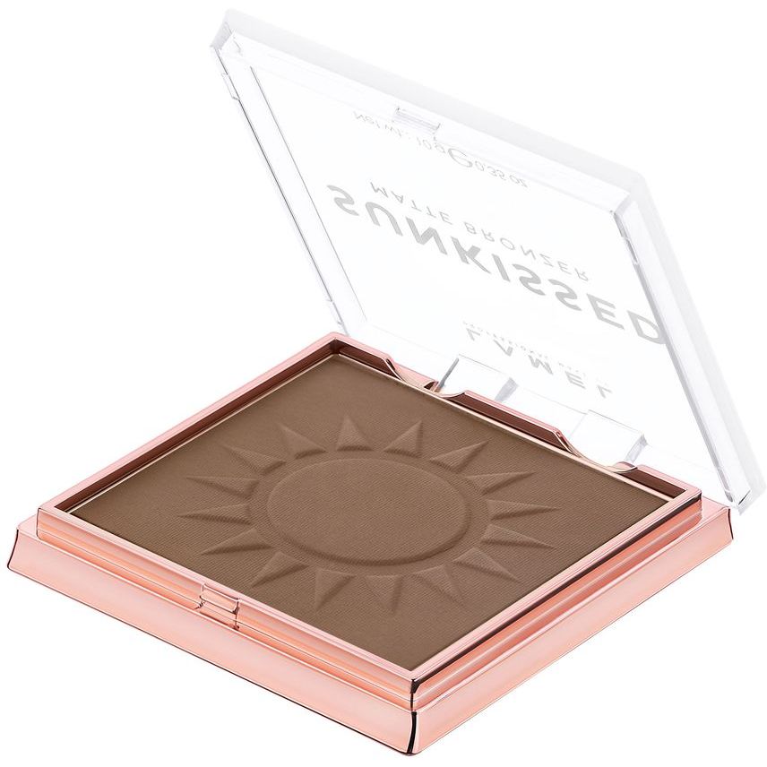 Пудра бронзер для обличчя Lamel Sunkissed Matte Bronzer відтінок 402, 10 г - фото 4