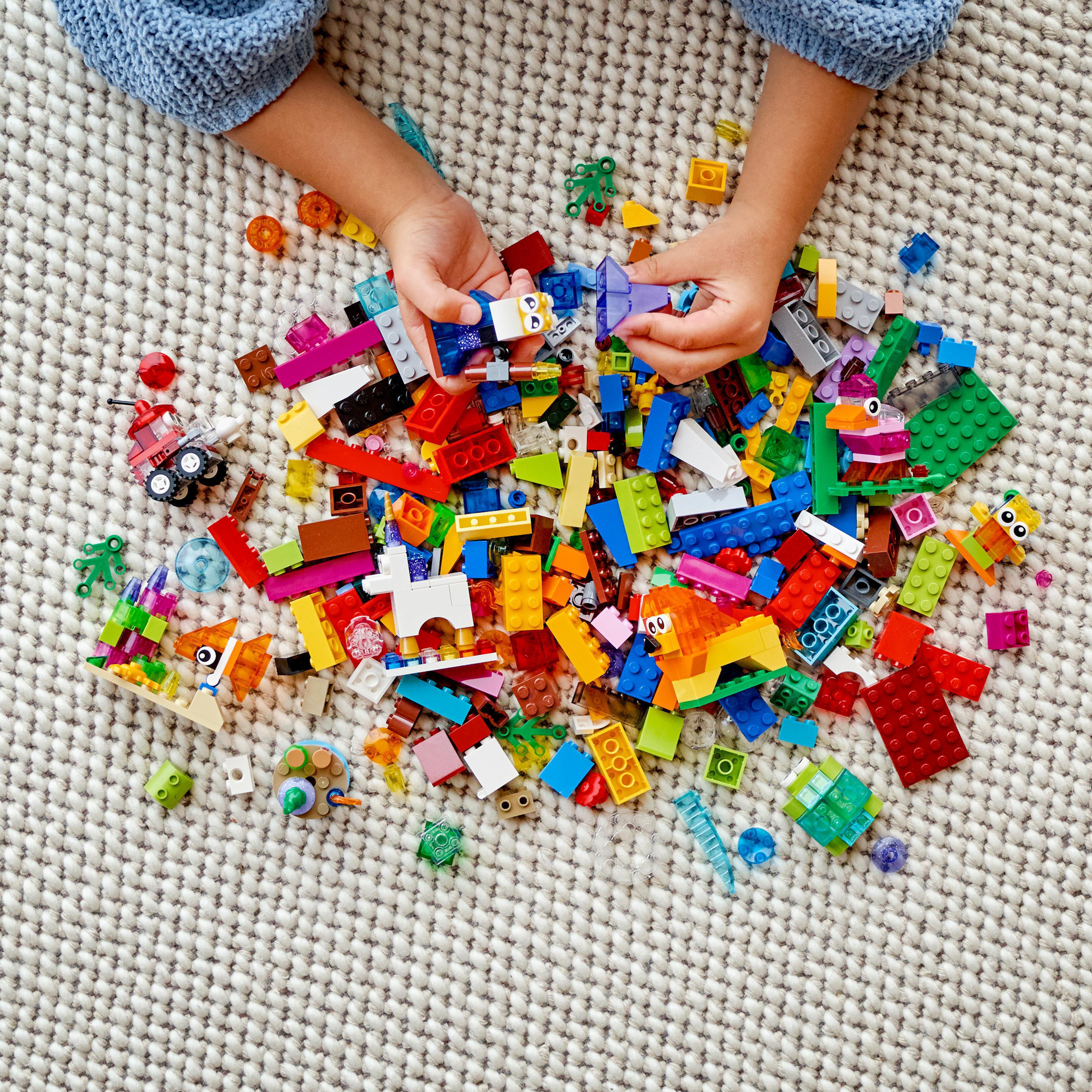 Конструктор LEGO Classic Прозрачные кубики, 500 деталей (11013) - фото 15
