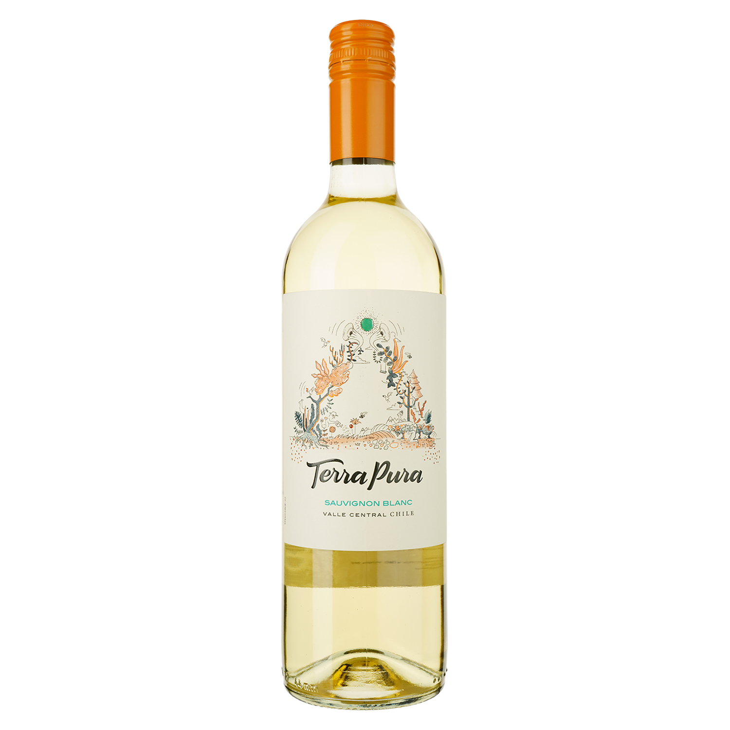 Вино Terra Pura Sauvignon Blanc, белое, сухое, 0,75 л - фото 1