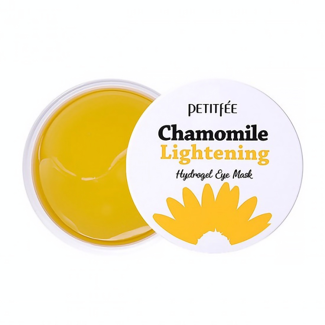 Гідрогелеві патчі для очей Petitfee Chamomile Lightening Hydrogel Eye Mask Ромашка, 60 шт. - фото 1