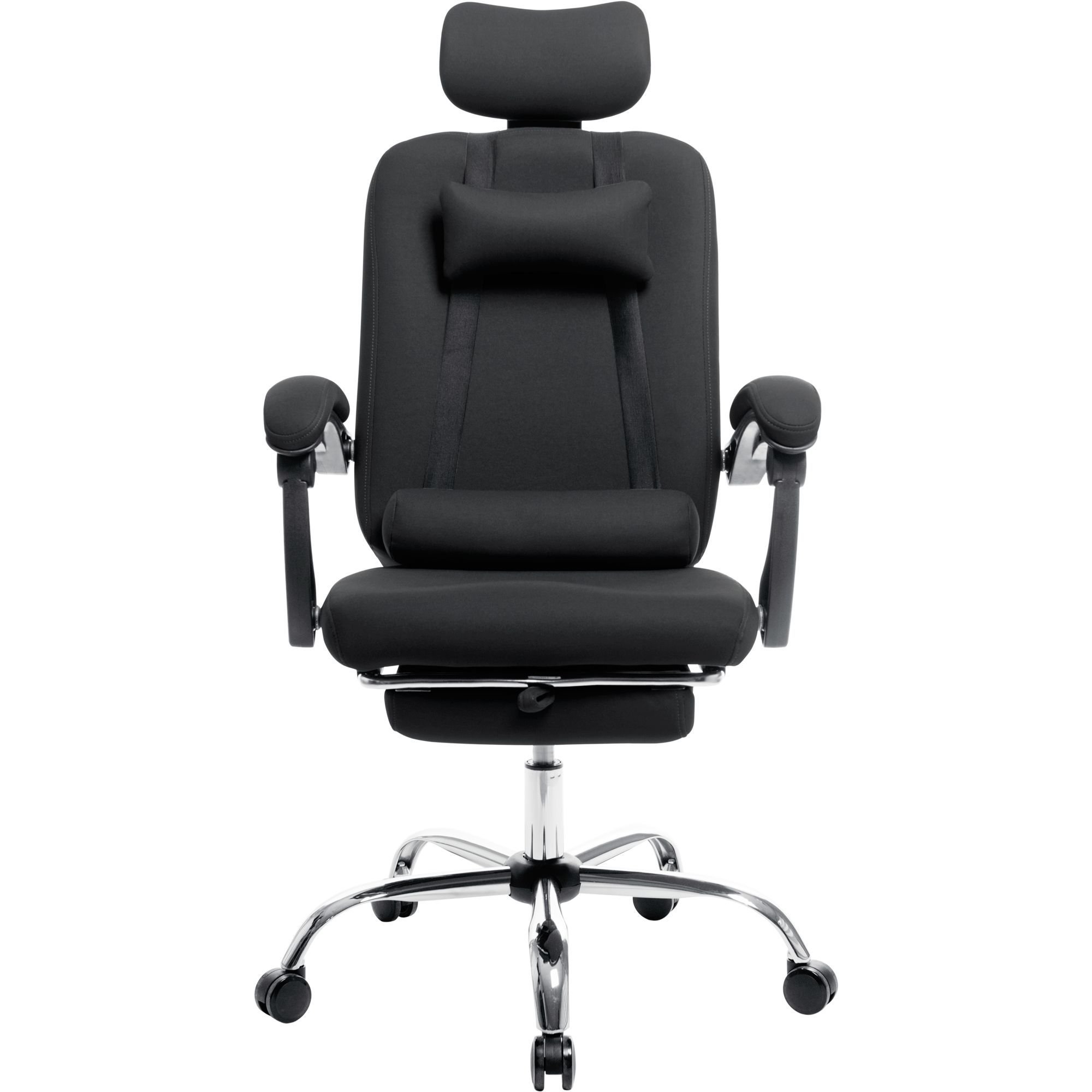 Офисное кресло GT Racer X-8003 Fabric, черное (X-8003 Black) - фото 2