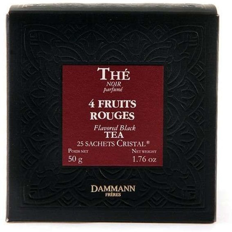 Чай чорний Dammann Freres 4 Fruits Rouges 100 г (25 ш. х 2 г) (936703) - фото 1