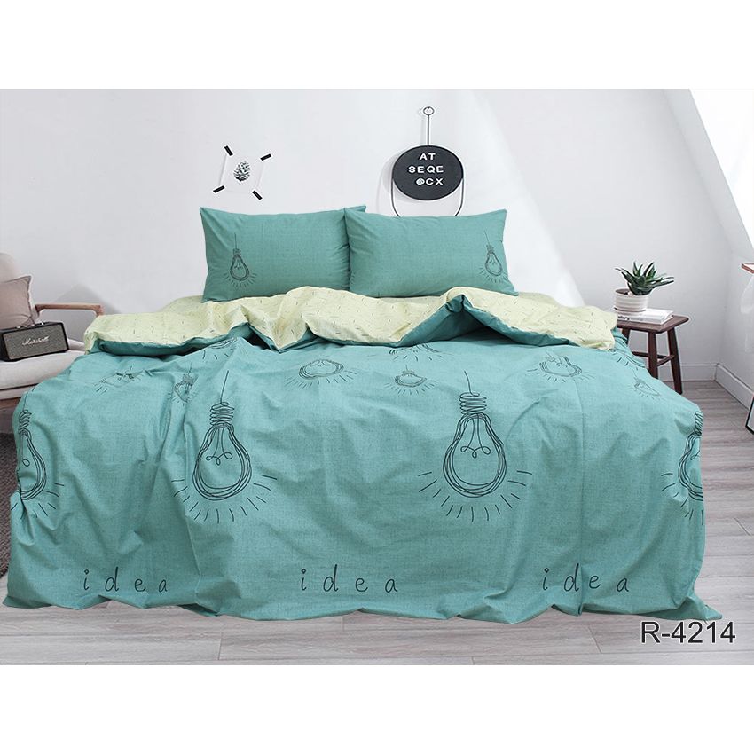 Комплект постельного белья TAG Tekstil с компаньоном Семейный 000210779 (R4214) - фото 1