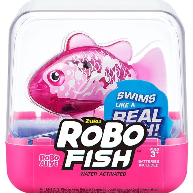 Інтерактивна іграшка Pets & Robo Alive S3 Роборибка, рожева (7191-6) - фото 1