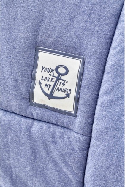 Набор постельное белье с одеялом Karaca Home Toffee indigo, полуторный, синий, 3 предмета (svt-2000022268479) - фото 3