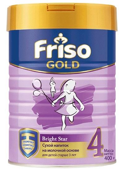 Молочная смесь Friso Фрисолак Gold 4, 400 г - фото 1