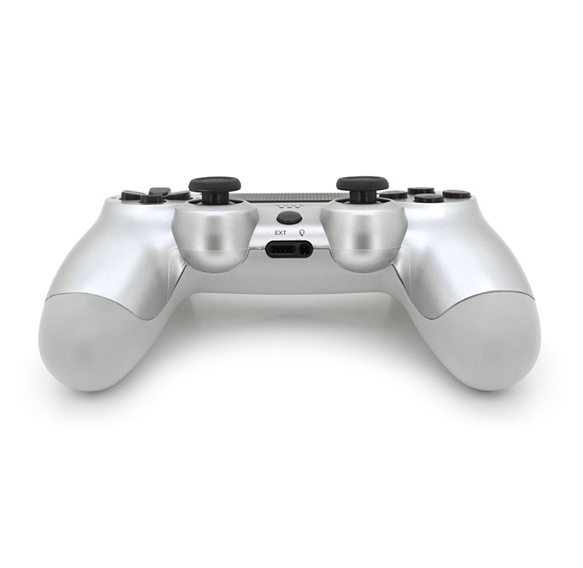 Геймпад джойстик Doubleshock Wireless PS4 Double Motor Vibration DualShock 4 Silver-White - фото 3