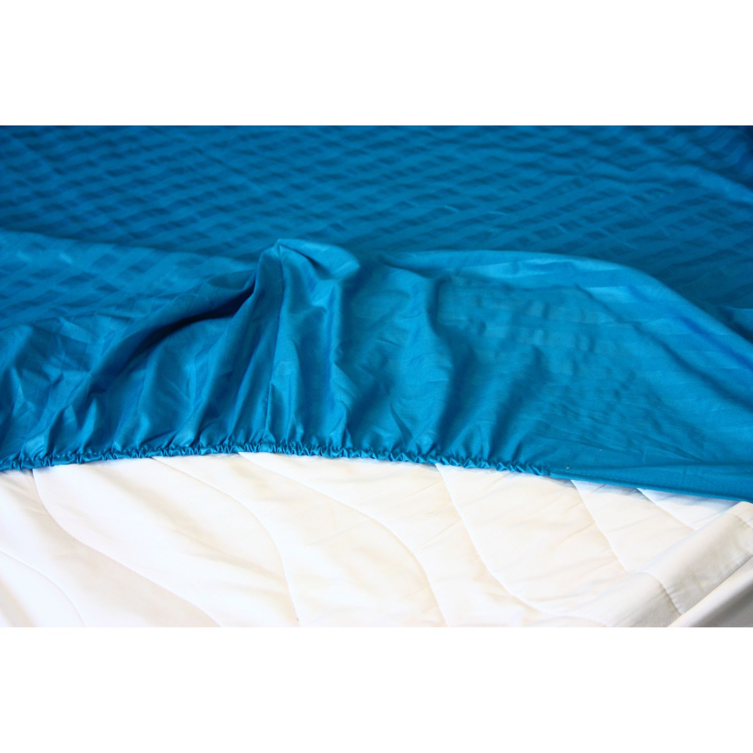 Простирадло на резинці LightHouse Mf Stripe Mavi, 200х160 см, синє (604880) - фото 5