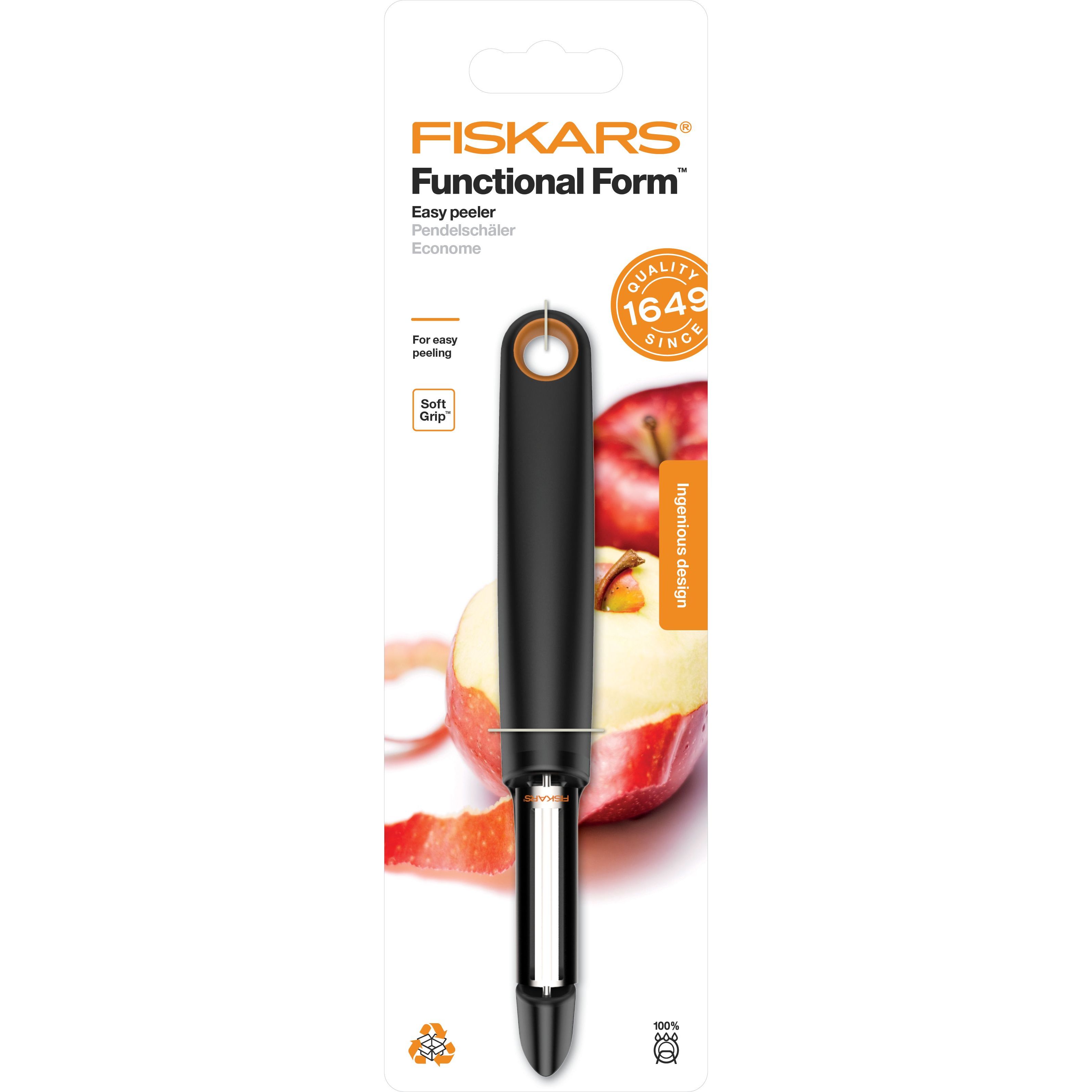 Нож для овощей Fiskars Form с подвижным лезвием (1014419) - фото 6