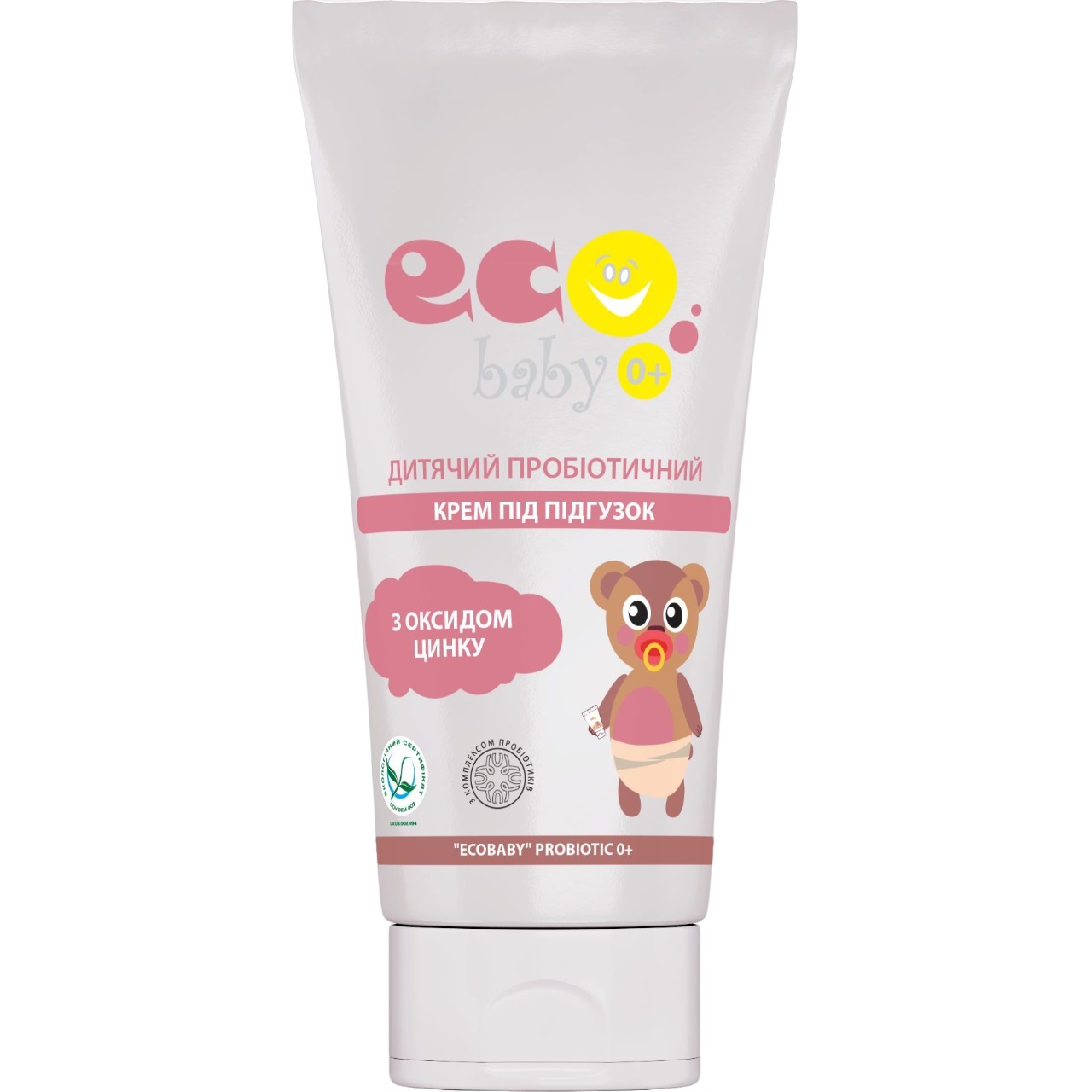 Детский пробиотический крем под подгузник EcoBaby Prpbiotic 0+, 90 мл - фото 1