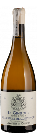 Вино Domaine Comtesse de Cherisey Meursault-Blagny 1er Cru La Genelotte Monopole 2018, біле, сухе, 12,5%, 0,75 л - фото 1