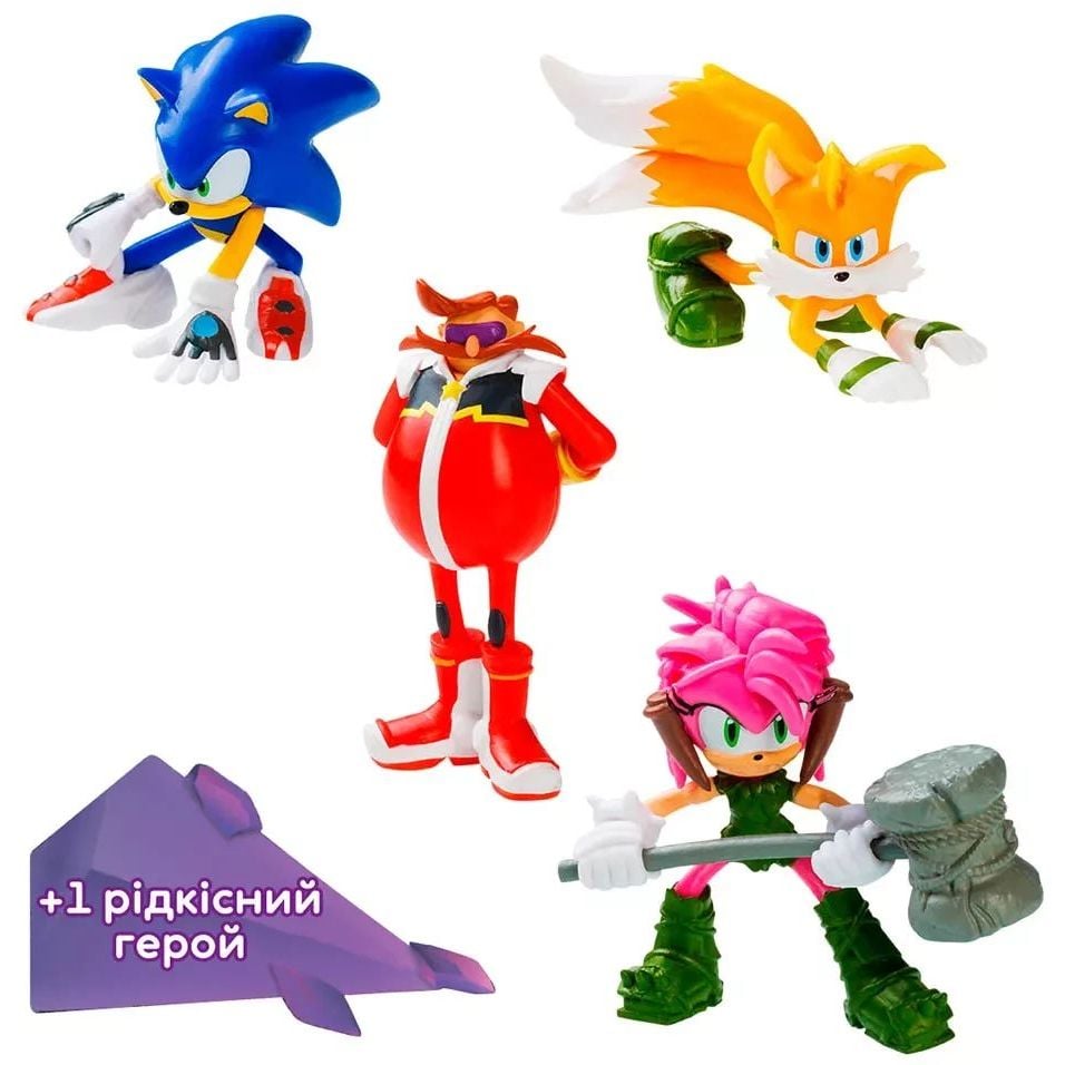 Набір ігрових фігурок Sonic Prime Пригоди Ємі, 6,5 см (SON2040C) - фото 1