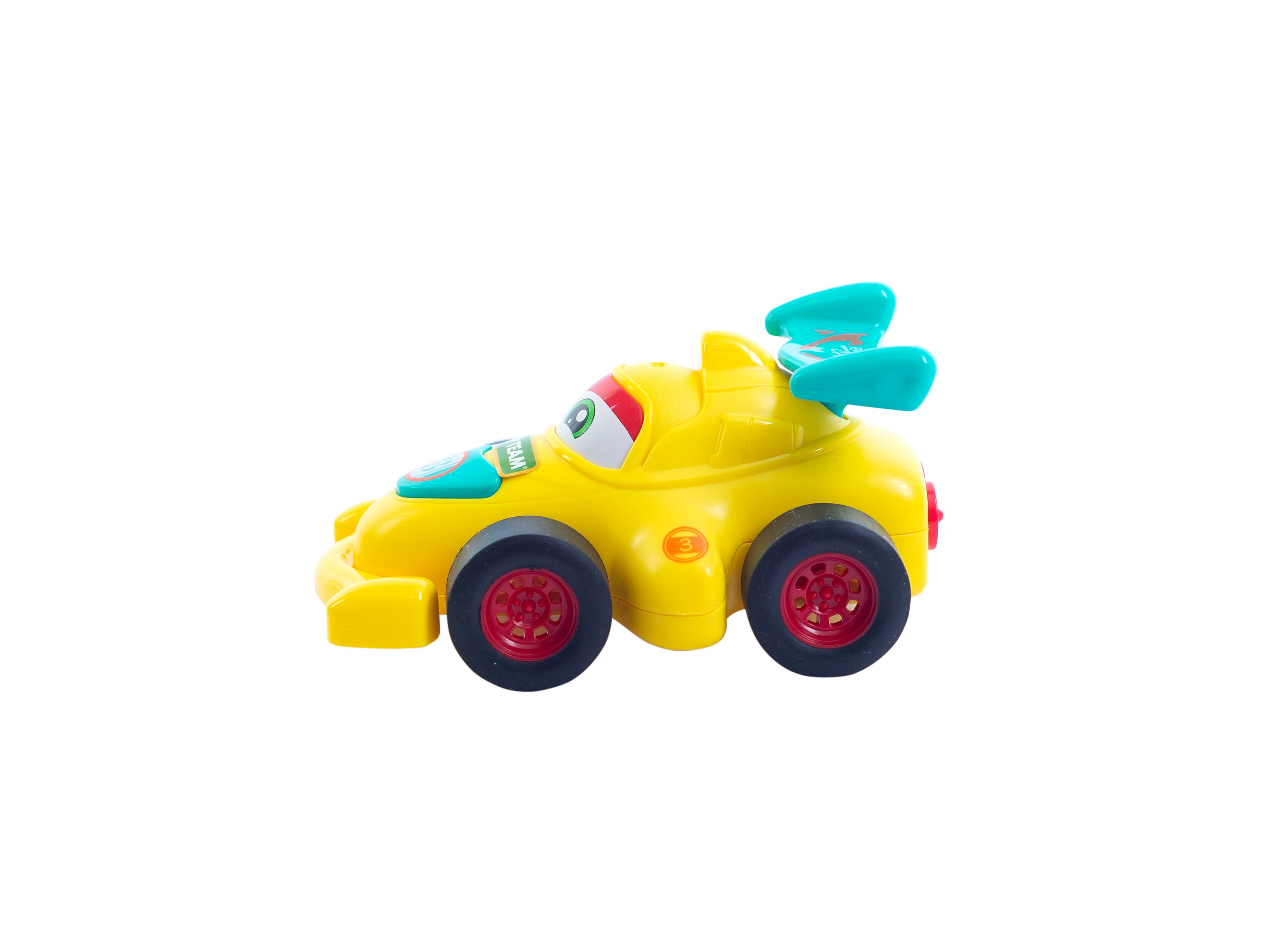 Машинка Baby Team инерционная желтая (8620_машинка желтая) - фото 4