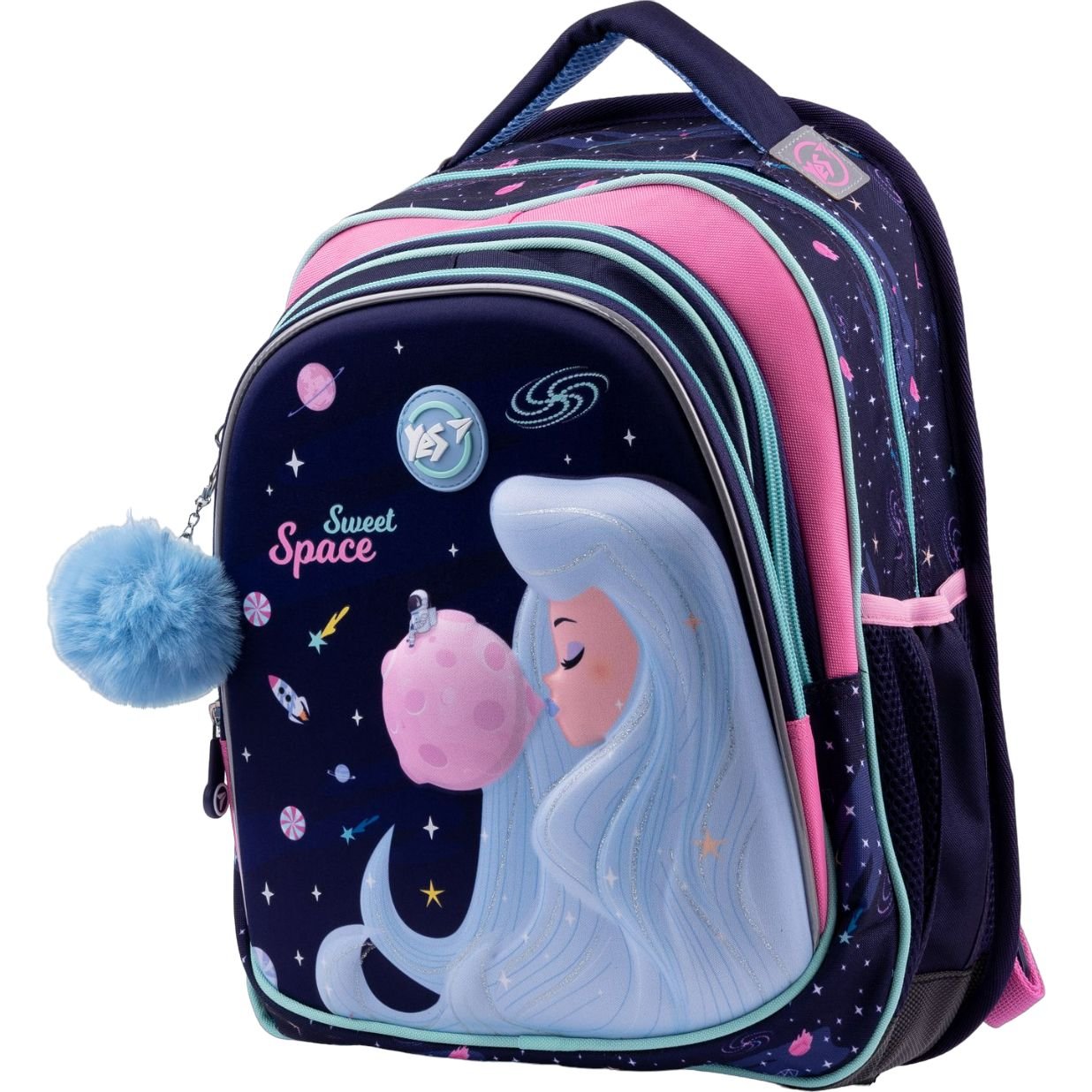 Рюкзак Yes S-82 Space Girl, фіолетовий з рожевим (553919) - фото 1