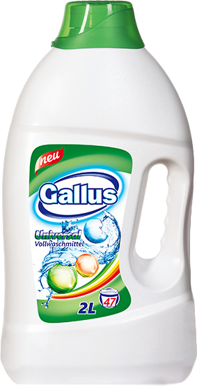 Гель для прання Gallus Volwaschmittel Universal, 2 л - фото 1