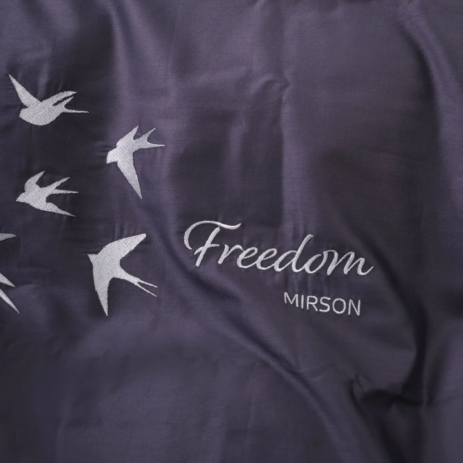 Пододеяльник MirSon Freedom 0240 Сатин Elit Iron grey 220х240 см (2200008706920) - фото 6