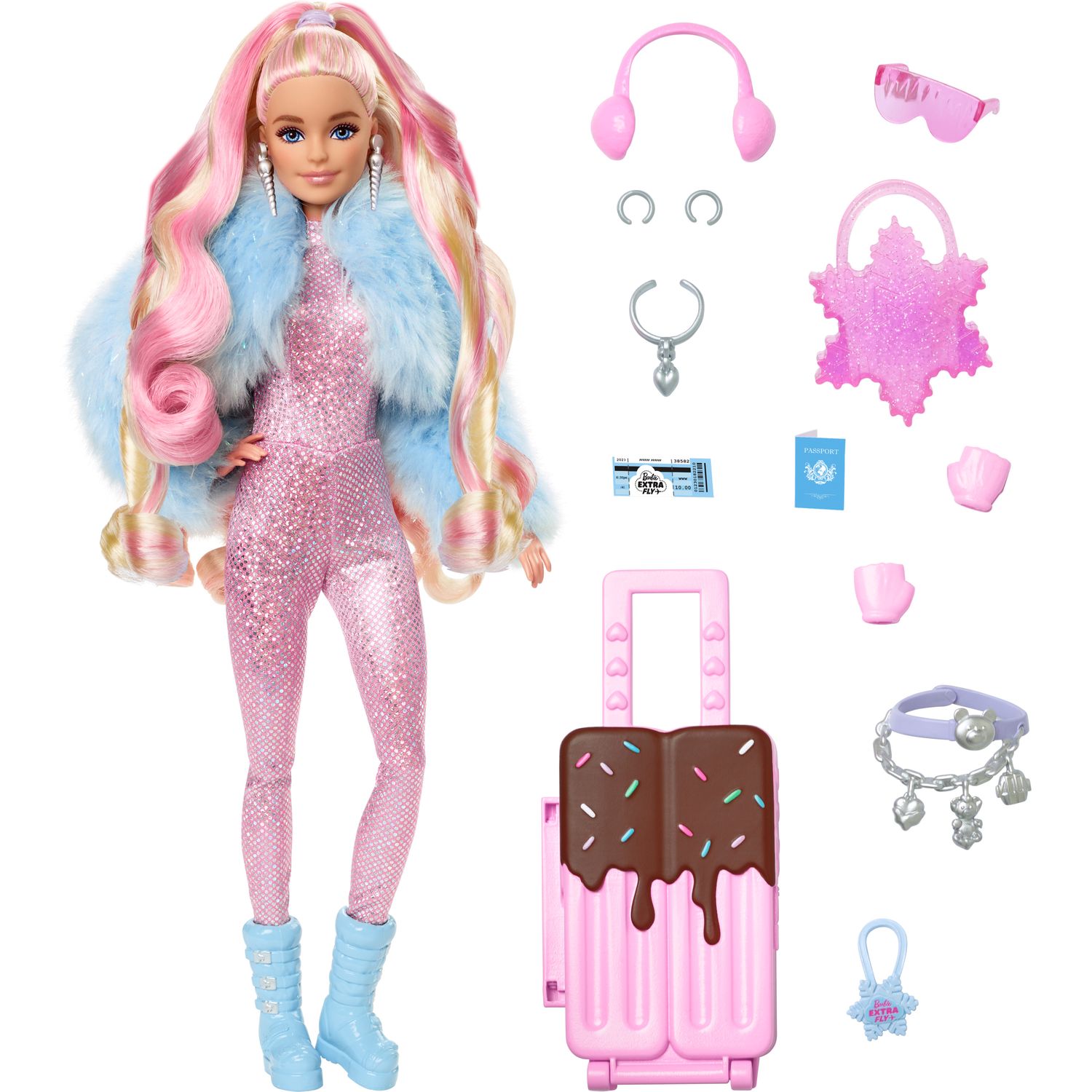 Лялька Barbie Extra Fly Зимова красуня, 29,5 см (HPB16) - фото 3