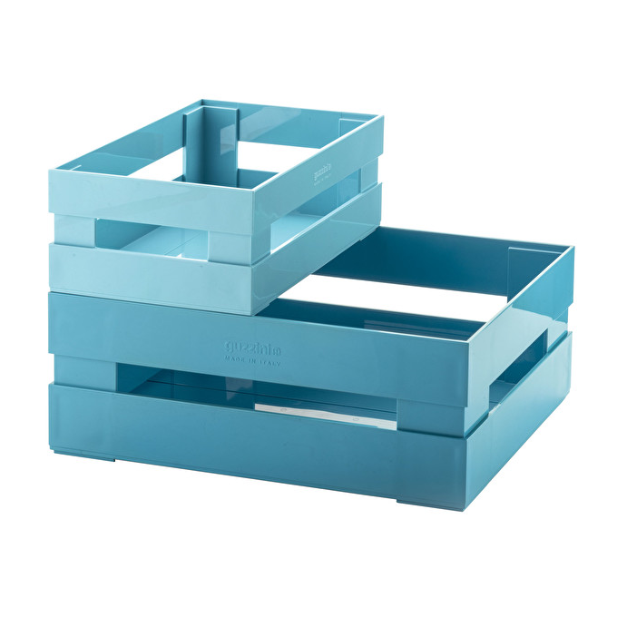 Набір ящиків для зберігання Guzzini, 2 предмети, блакитний (169500189) - фото 1