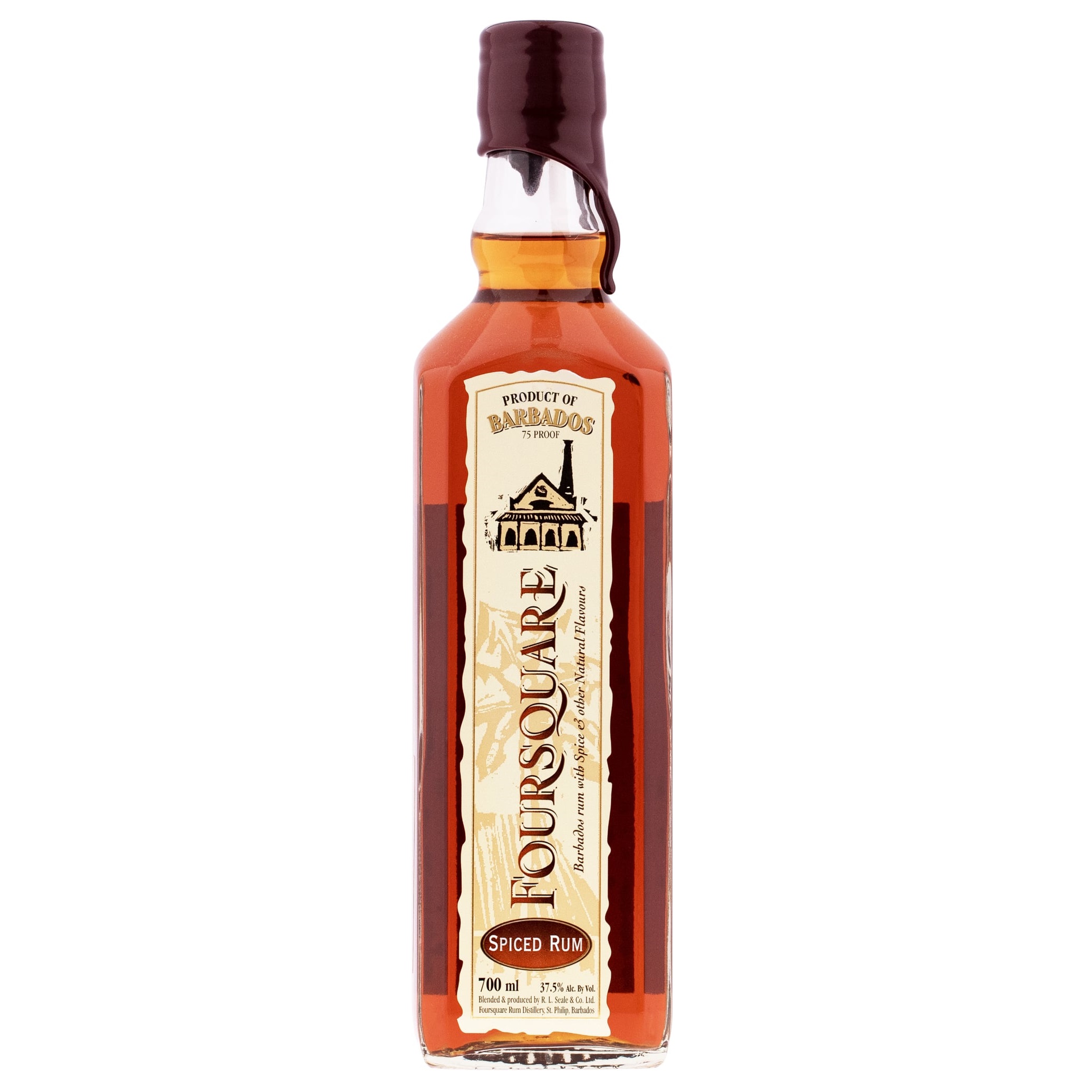 Ром Foursquare Rum Spiced, 37,5%, 0,7 л - фото 1