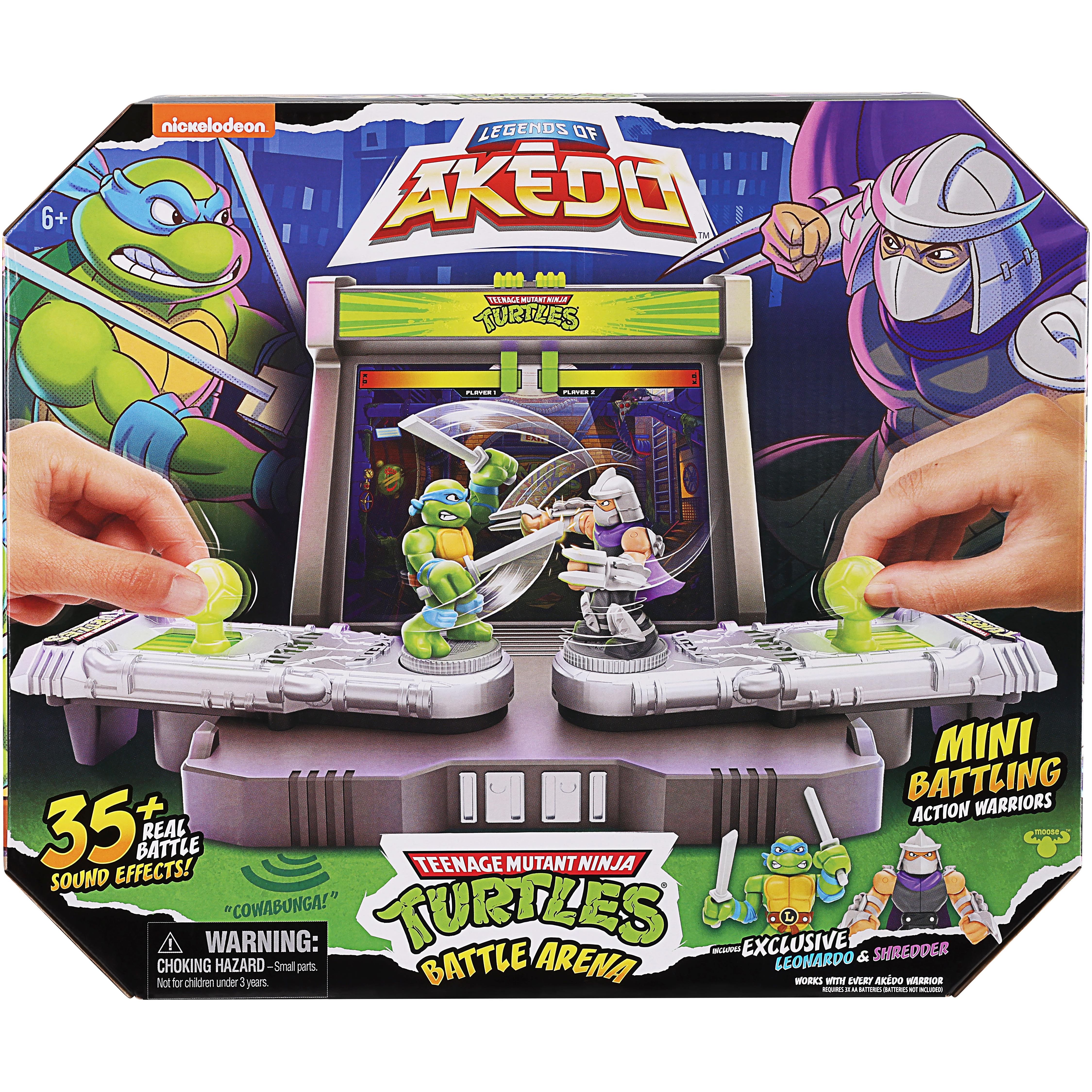 Игровой набор Akedo TMNT Батл арена Леонардо и Шредер (123225) - фото 1