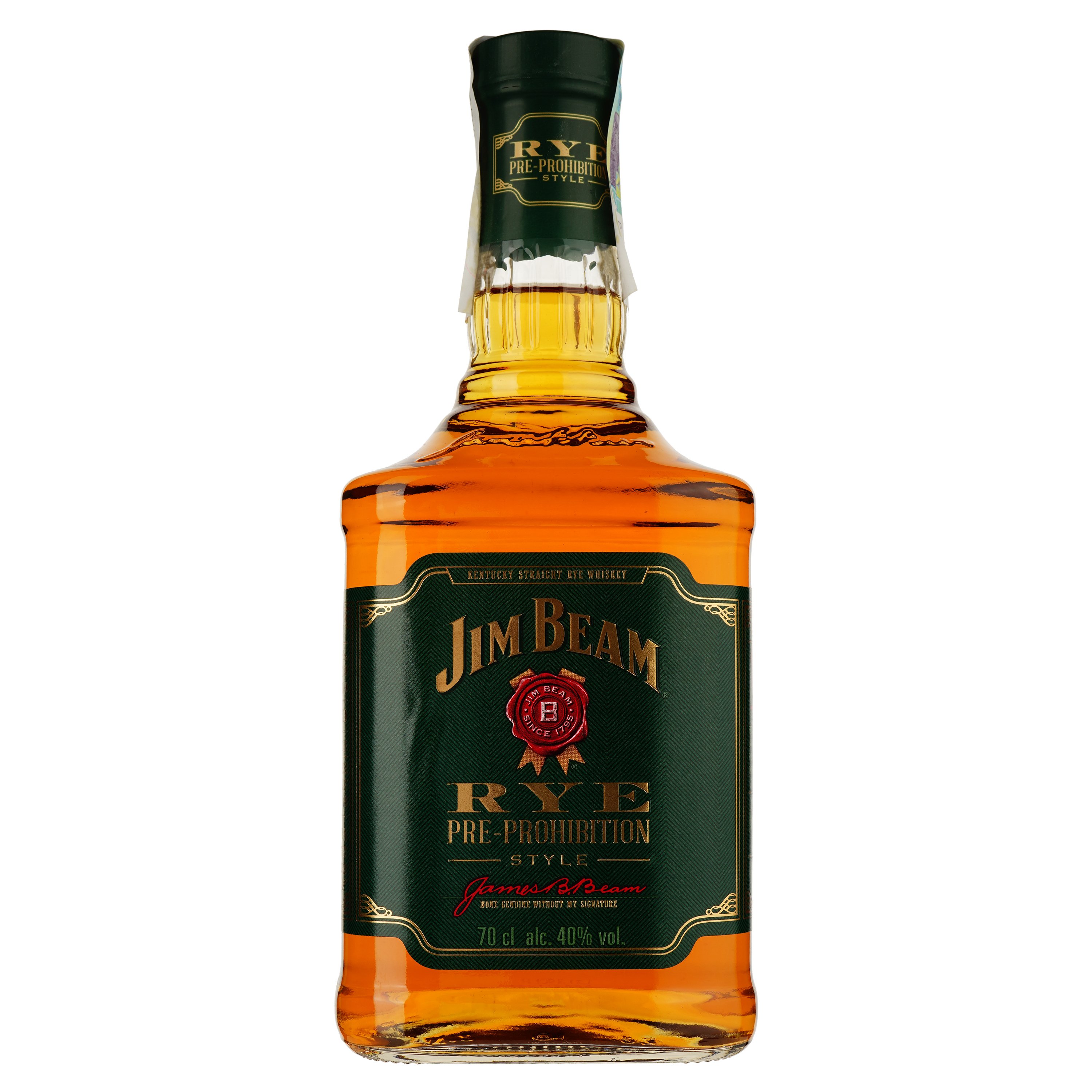 Виски Jim Beam Rye, 40 %, 0,7 л (852044) - фото 1