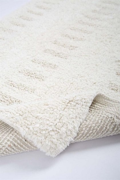 Набор ковриков Irya Togo ekru, 90х60 см и 60х40 см, молочный (svt-2000022296625) - фото 2