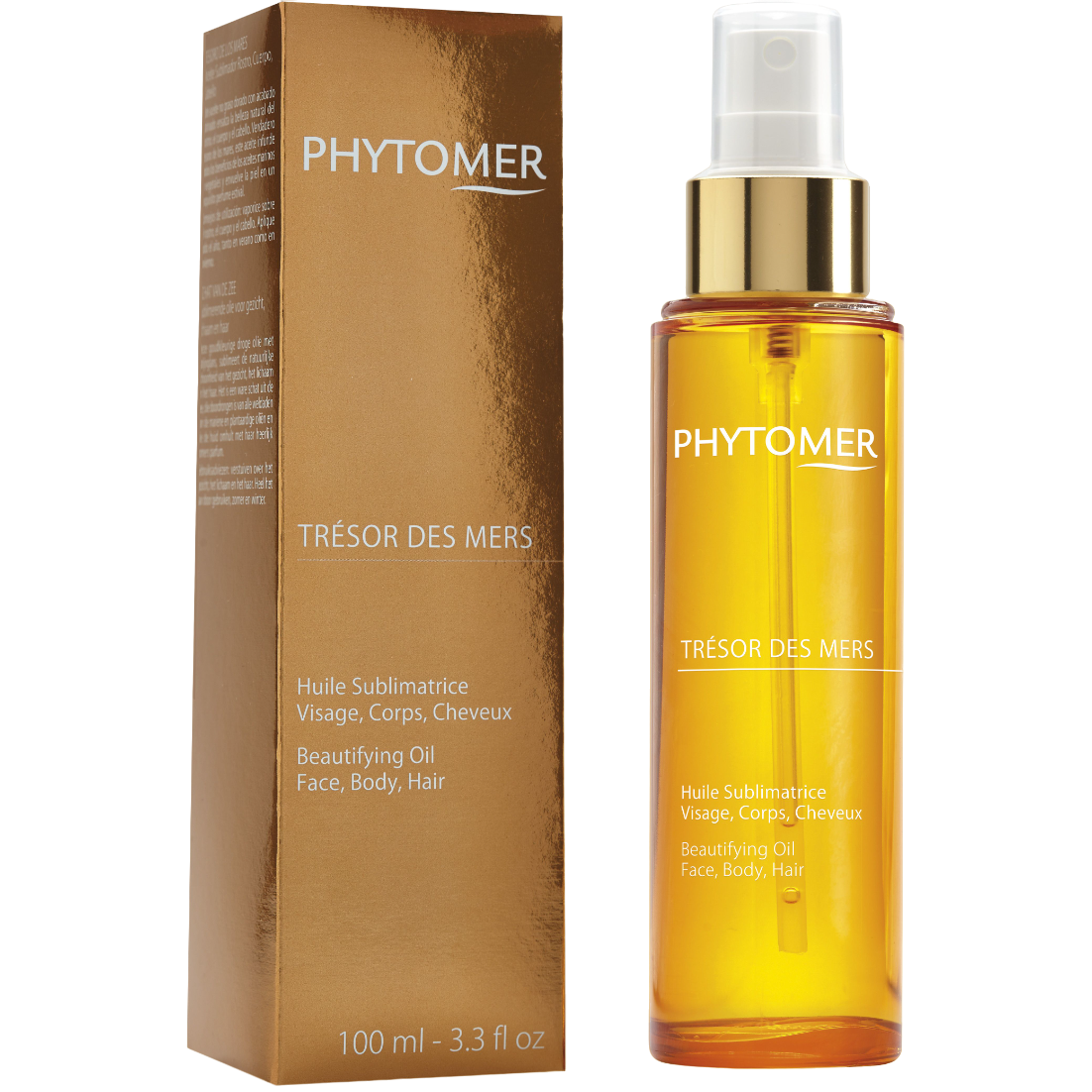 Масло для кожи лица, тела и волос Phytomer Tresor Des Mers Beautifying Oil Face, Body, Hair 100 мл - фото 1