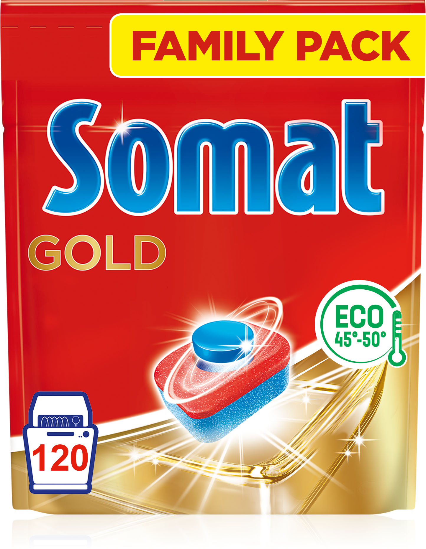 Таблетки для посудомоечной машины Somat Gold 120 шт. - фото 2