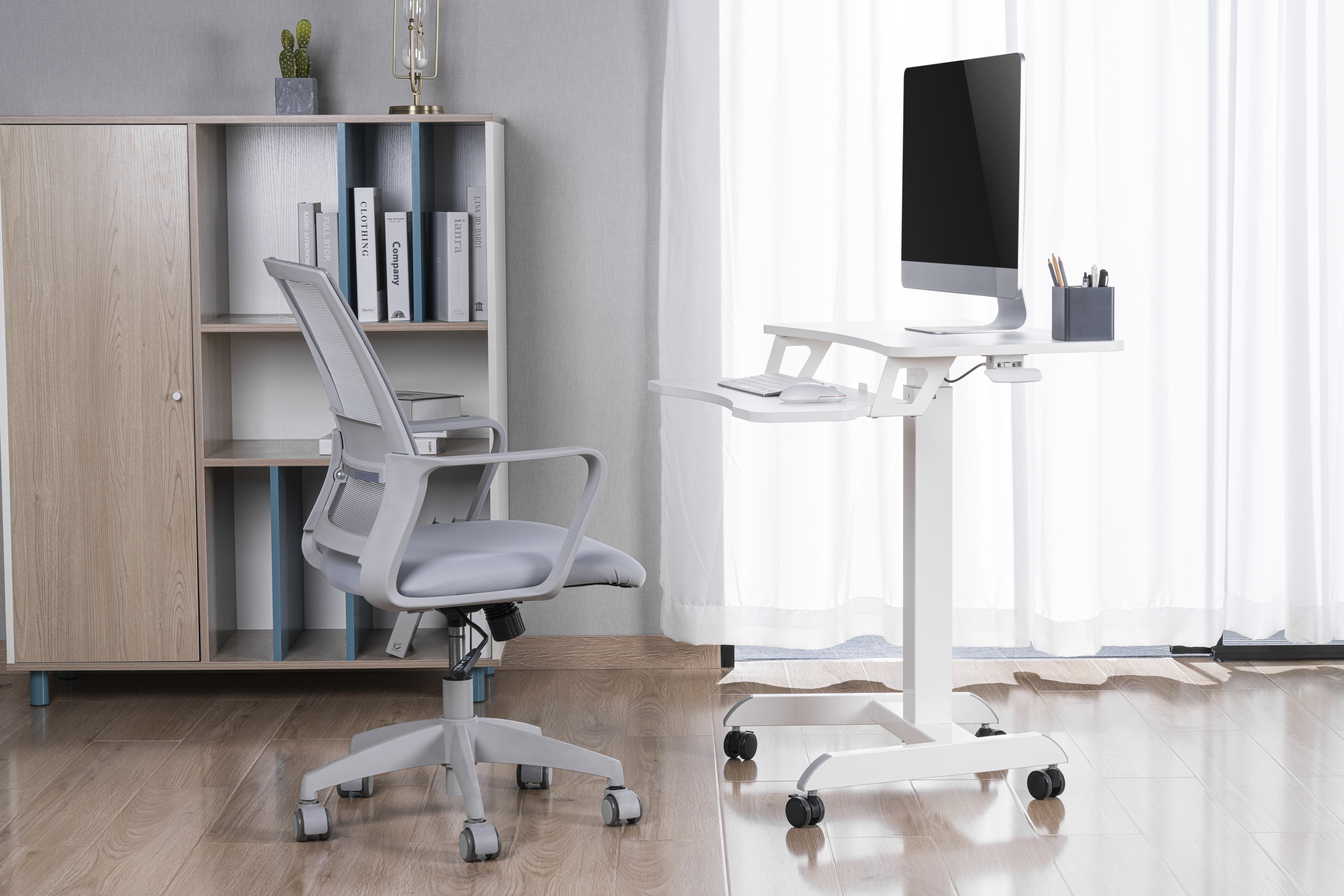 Мобільний робочий столик OfficePro White (ODM460W) - фото 16