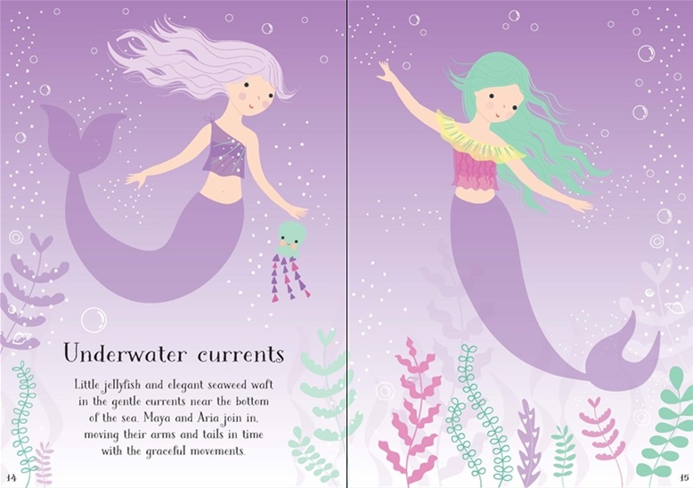 Little Sticker Dolly Dressing Mermaid – Fiona Watt, англ. мова (9781474921855) - фото 3